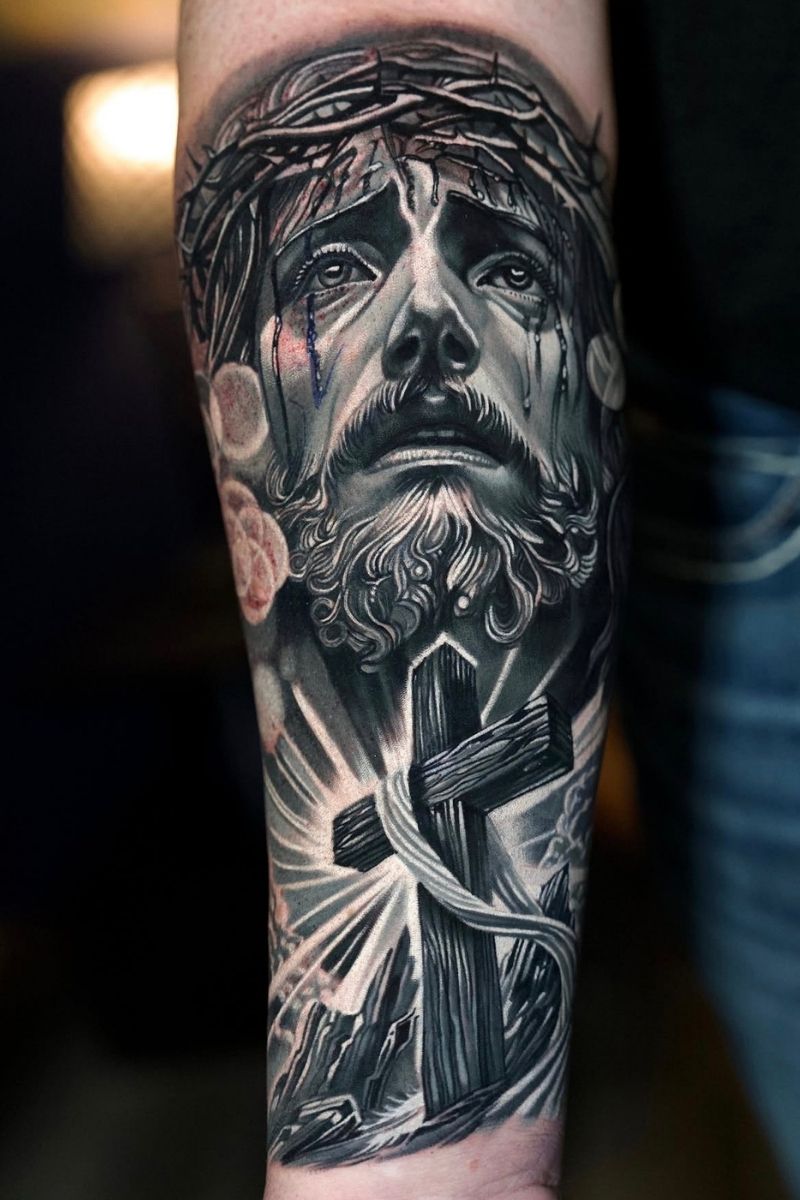 Jesus Christ Tattoo in Kansas City