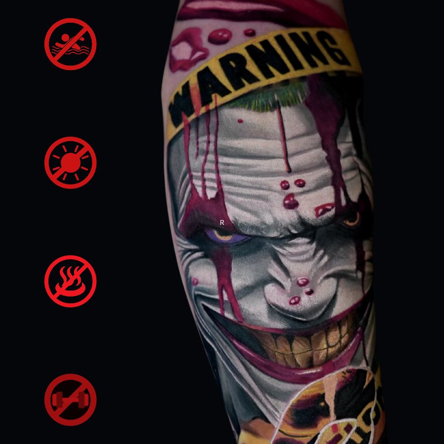 Restrictions after tattooing