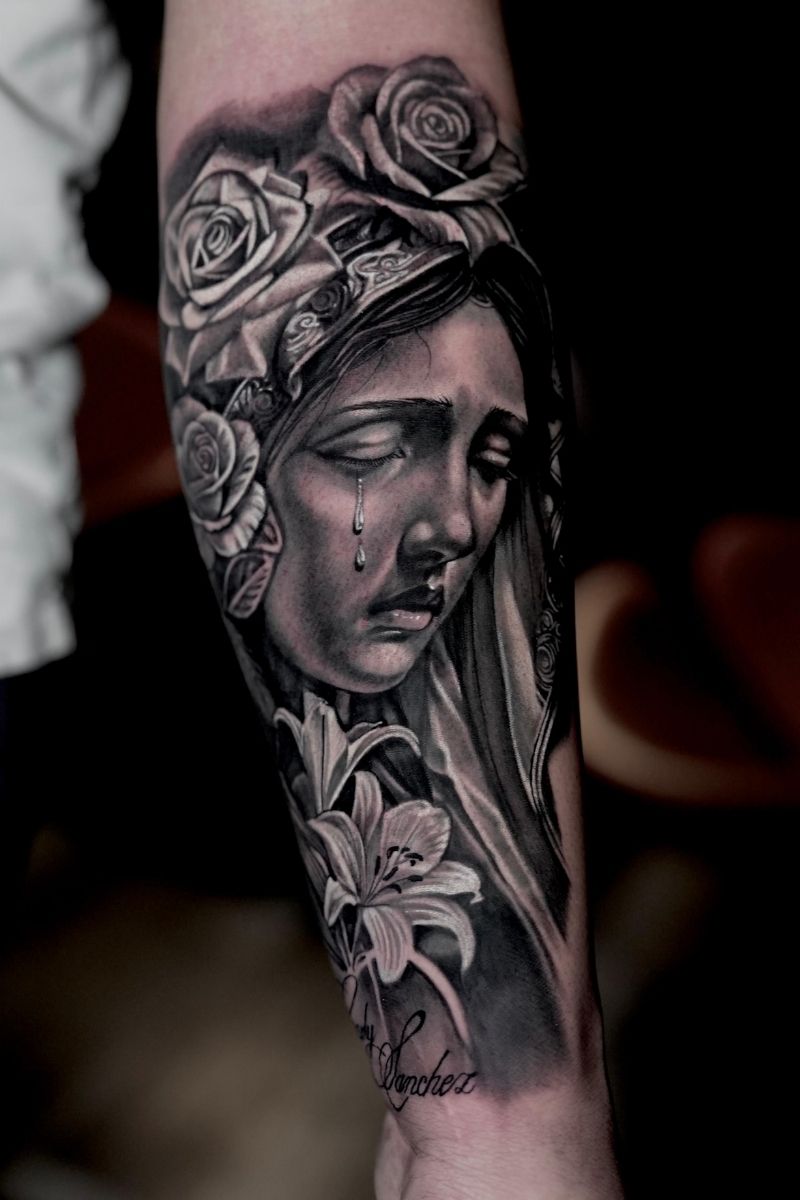 Virgin Mery tattoo Kansas City