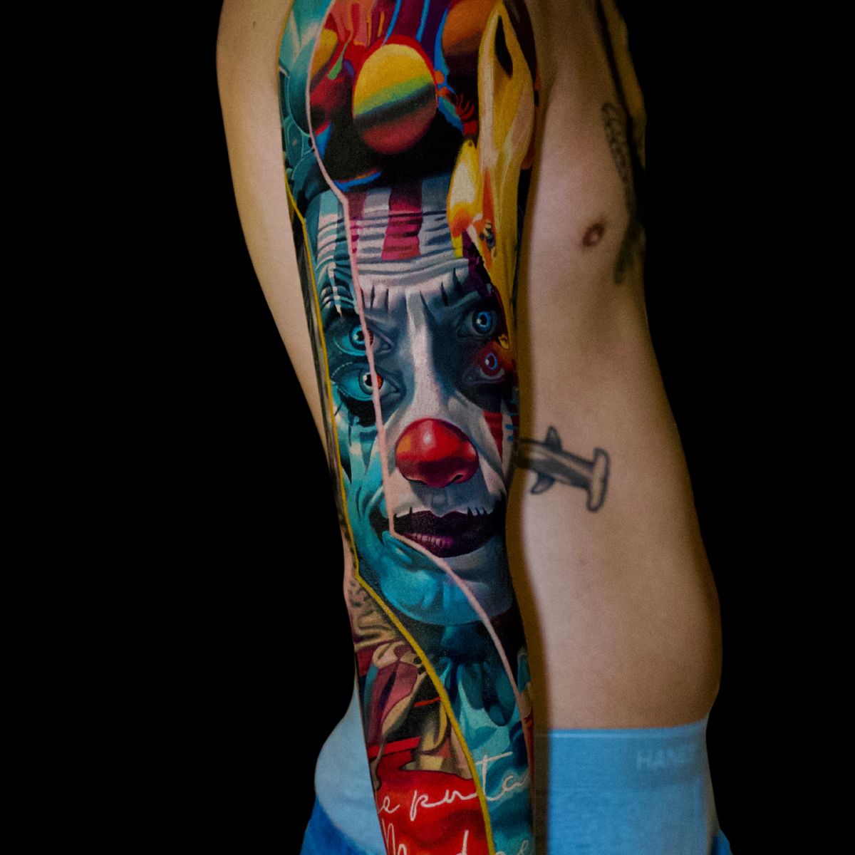 Award-winning color tattoo by Frank Tattoo Arts at Raleigh Tattoo Arts Festival 2025